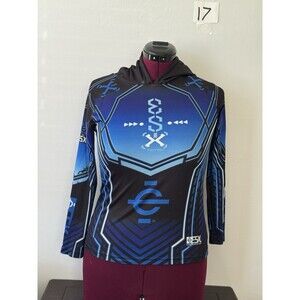 ESX 360 Esports Gaming Gear Hoodie Youth 10/12 Blue Graphic Gaming